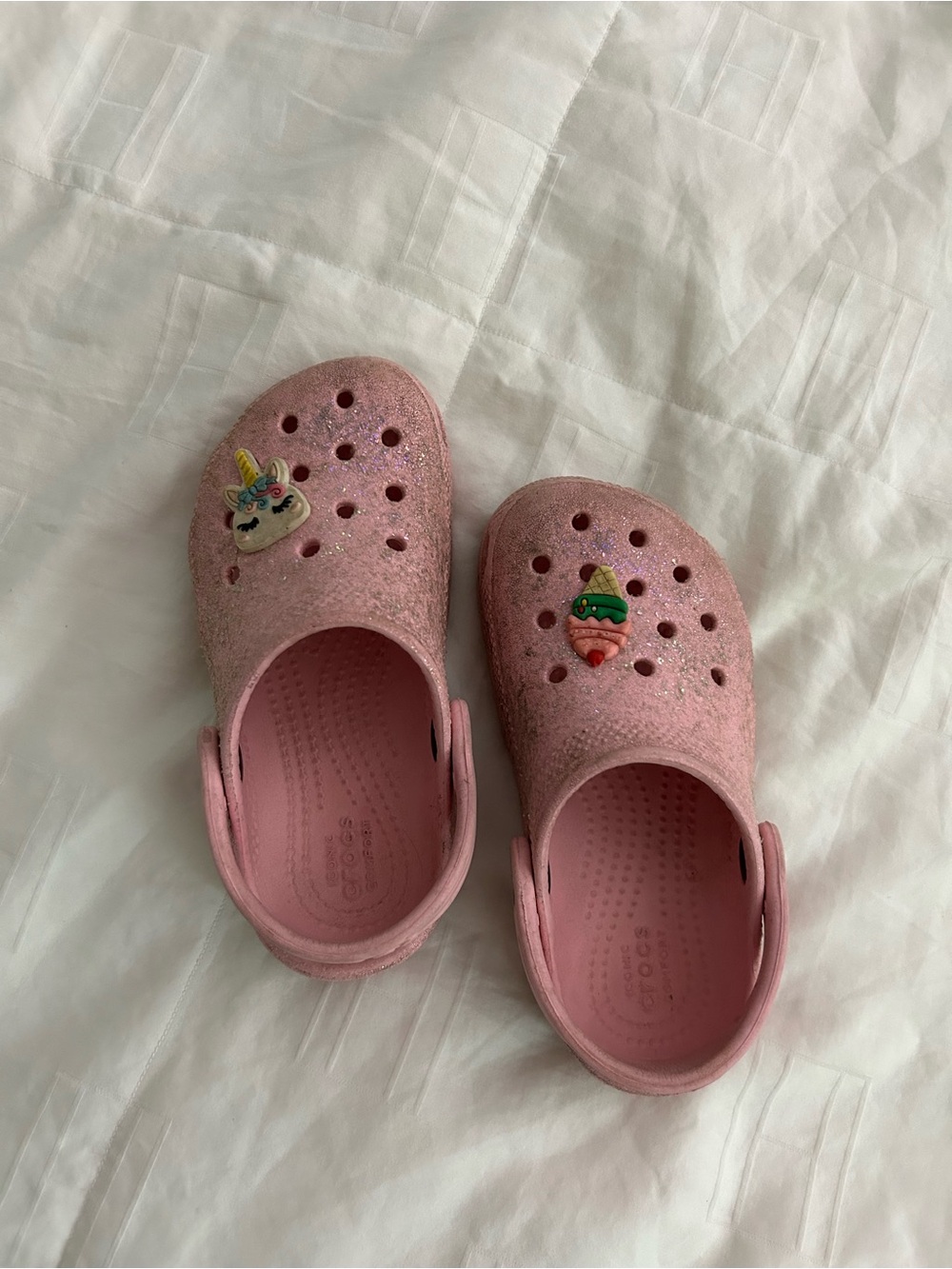 Glitter Pink Crocs